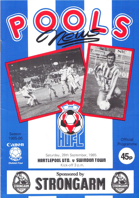 <b>Saturday, September 28, 1985</b><br />vs. Hartlepool United (Away)